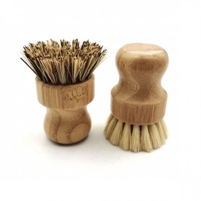 Nature Eco-Friendly Household sisal brush kitchen dishes cleaning brush pot household cleaning appliances