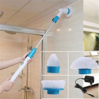 Electric Cleaning Scrub Brush Adjustable Waterproof Cleaner Wireless Charging Clean Bathroom Kitchen Cleaning Tools Set